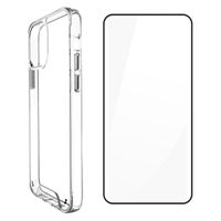 PACK COMPATIBLE CON IPHONE 15 DE CASE TRANSPARENTE SPACE Y PROTECTOR DE PANTALLA 21D