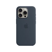 CASE PARA IPHONE 15 PRO DE SILICONA AZUL NOCHE