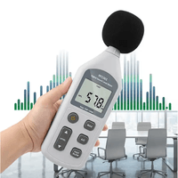 Sonómetro digital portátil decibelios ponderación AC con software usb