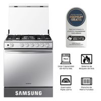 Cocina a Gas Samsung NX52T7322PS/PE 5 Hornillas