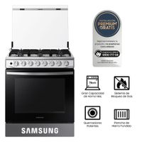 Cocina a Gas Samsung NX52T5311PS/PE 6 Hornillas