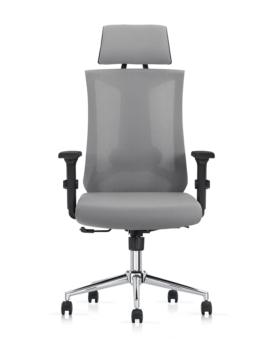 Silla de oficina Dallas Grey Ejecutiva Ergonómica
