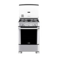 Cocina de pie Mabe Cmp6035Fx1 60cm 4 hornillas