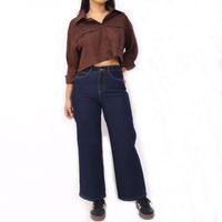 Jean Mujer Kayra Poblet Straight Comfy Crop