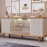 Vitrina Janice Nature- White