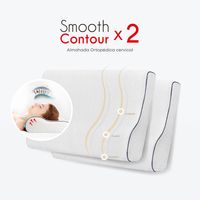 Set de Almohadas FORLI Smooth Contour 2pzas