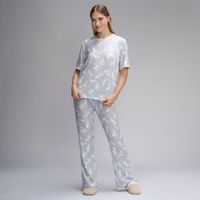 Pijama Mujer Hypnotic Manga Corta + Pantalón Rib Algodón