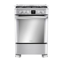Cocina de pie Mabe Cmp6085Fx1 60cm 4 hornillas