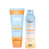 Duo ISDIN GEL CREMA WET SKIN 50+ 250ML + TRANSPARENT SPRAY WET SKYN 250 ML