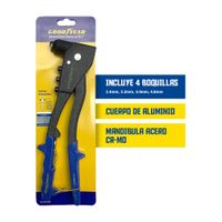 Remachadora Manual Goodyear GY-HR-5002 Aluminio 10.5""