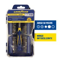 Destornillador Puntas Precisión Goodyear GY-SDK-6150 Set 50 Piezas