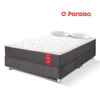 Cama PARAÍSO Su Majestad One Side Queen + 2 Almohadas + Protector