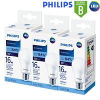 Foco led philips 16w ecohome / pack 3 unidades