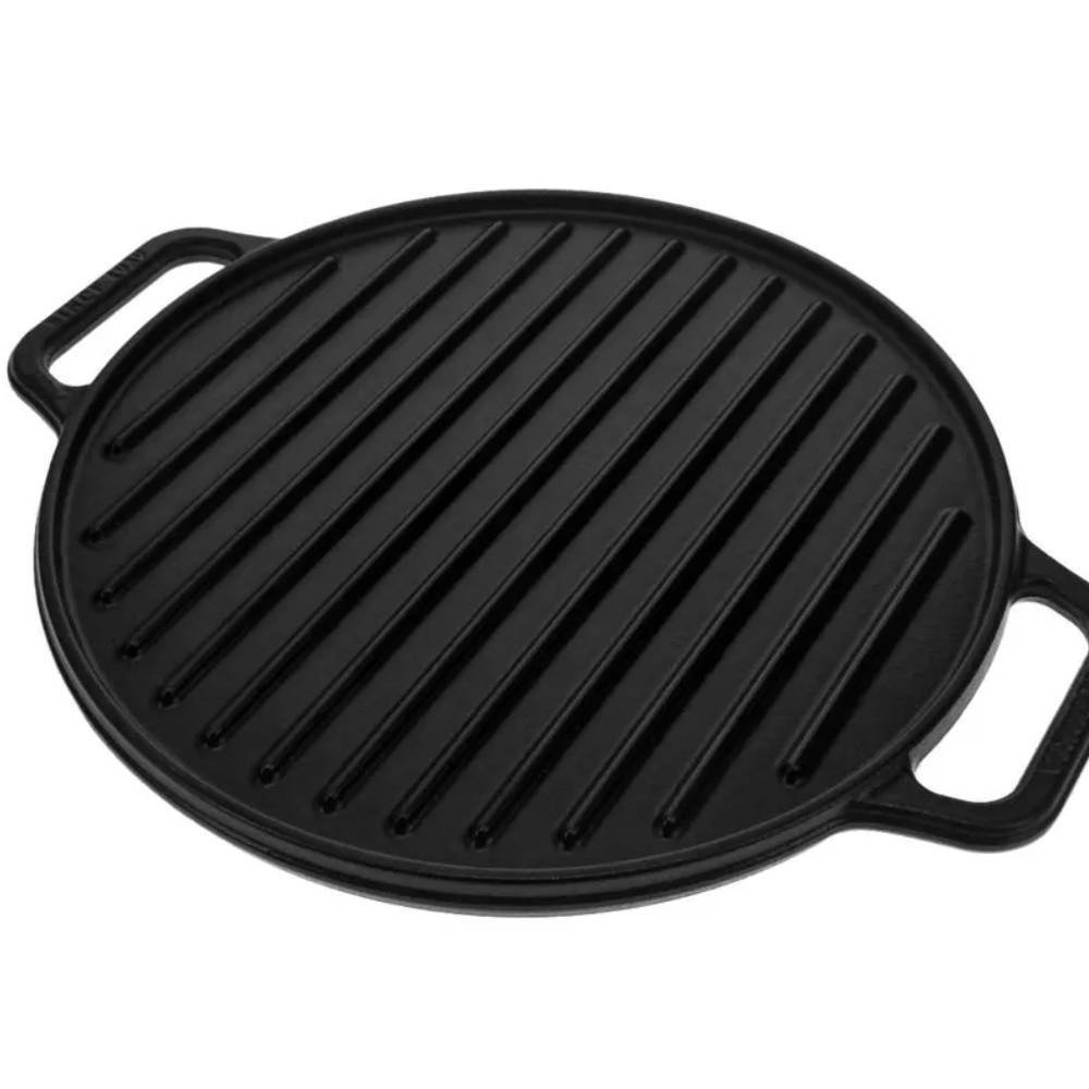 Plancha Asadora Redonda Reversible Precurada 32 cm - MEGA IMPORT