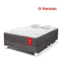 Cama PARAÍSO Superstar One Side Queen + 2 Almohadas + Protector