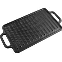 Plancha Asadora Esmaltada Reversible Rectang. 33X21 Cm Asa Hierro - Victoria - MEGA IMPORT