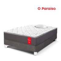 Cama PARAÍSO Superstar One Side 1.5 Plazas + 1 Almohada + Protector