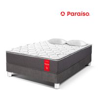Cama PARAÍSO Superstar One Side 2 Plazas + 2 Almohadas + Protector