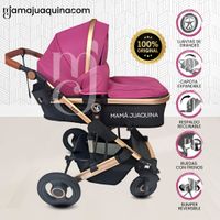 Coche Moisés «EROS» Fucsia