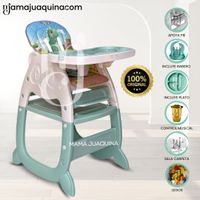 Silla de Comer Escritorio 3 en 1 «PANDIMAX» Menta