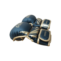 Guante Vale Todo Talla L Mma Lucha Kickboxing Acolchonado Grueso Negro Dorado