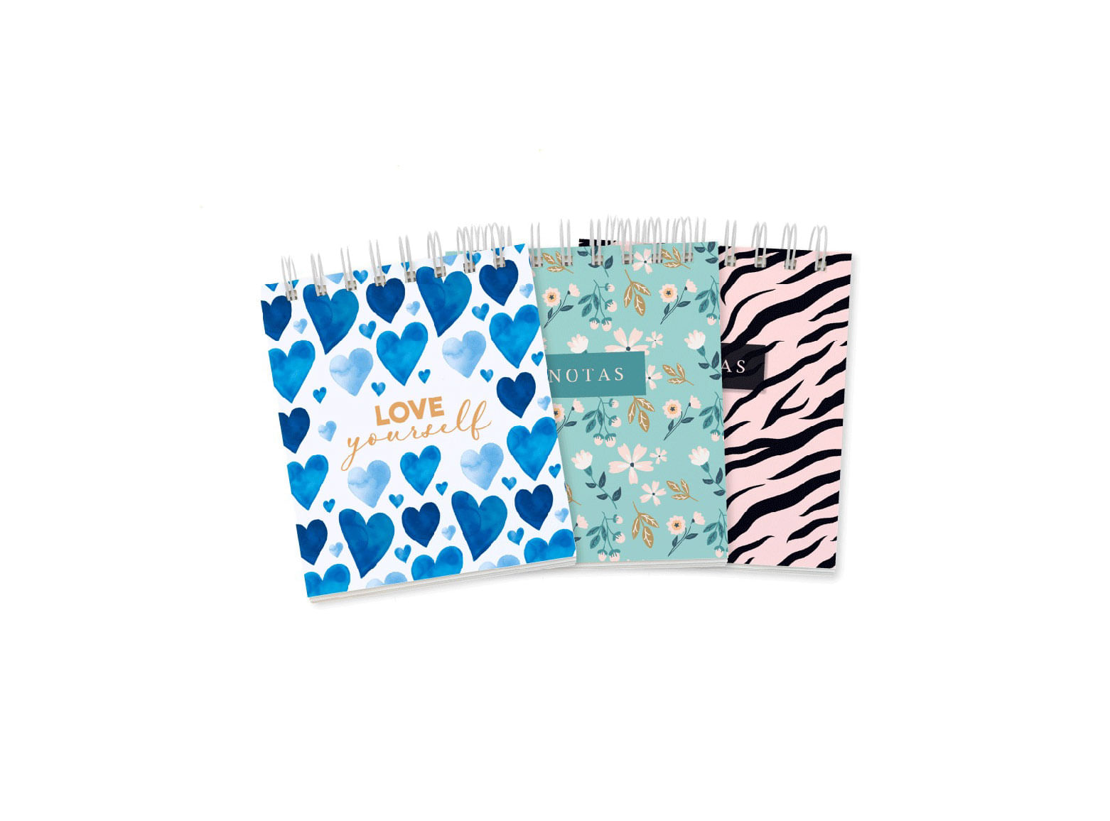 Set de libretas Ingenial Love yourself x 3 unds.