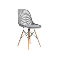 Silla De Comedor Diseño Nordic Gris Fija Ofideas
