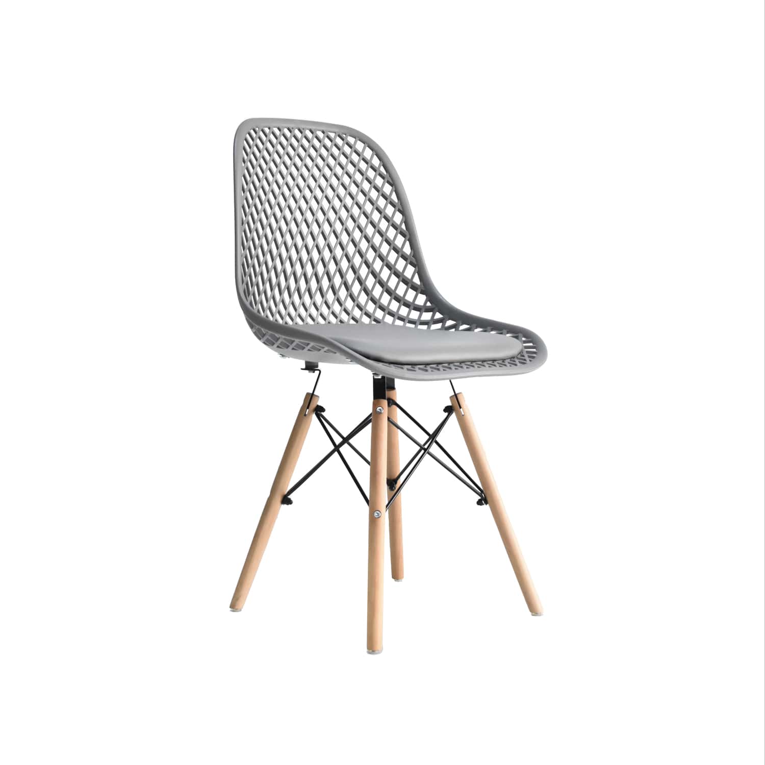 Silla De Comedor Diseño Nordic Gris Fija Ofideas