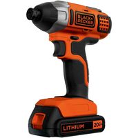 Taladro De Batería De Litio, 20 V Máximo Black & Decker