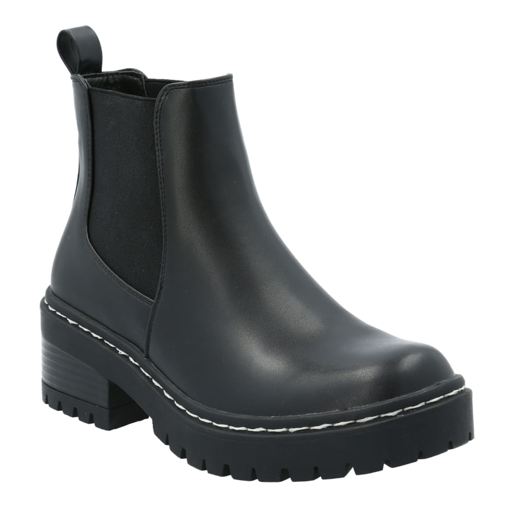 Botines Hush Puppies Mujer Hugo Negro