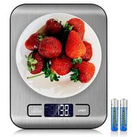 Balanza Portátil Digital Metálica Gramera Hasta 5 Kilos