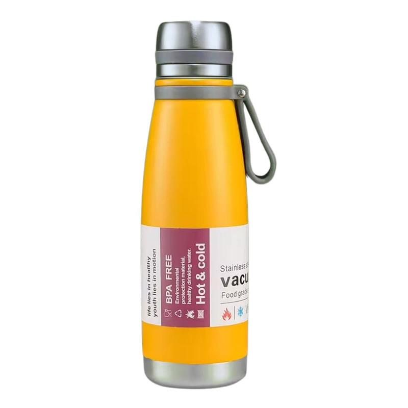 Termo Tomatodo De 1 Litro Acero Inoxidable Color Amarillo
