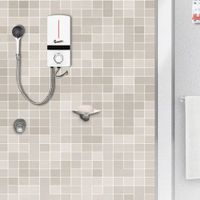 Rapiducha Eléctrica Rotoplas Spazio 5500w Blanco - MEGA IMPORT