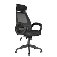 Silla De Oficina Presidente Dayton Malla Negro Ofideas