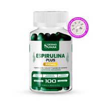 Espirulina Plus 500Mg 100 Cap  Dermo Sumak + Regalo Pastillero