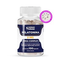 Melatonina 2Mg  100 Cap  Dermo Sumak + Regalo Pastillero