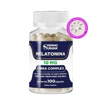 Melatonina 10Mg  100 Cap  Dermo Sumak + Regalo Pastillero