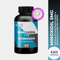 Minoxidil 5Mg Premiun 60 Cápsulas  Dermosumak + Pastillero