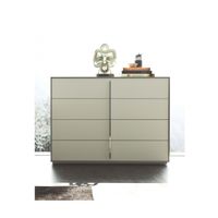 Cómoda Moderna Maraví color Gris 4 cajones TU MESITA