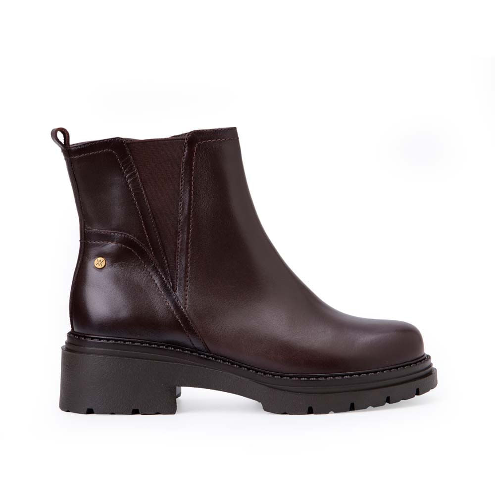Botín Chelsea Casual FER-2539 Africano Viale Cuero