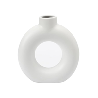 Florero Circular de Plástico para Decoración