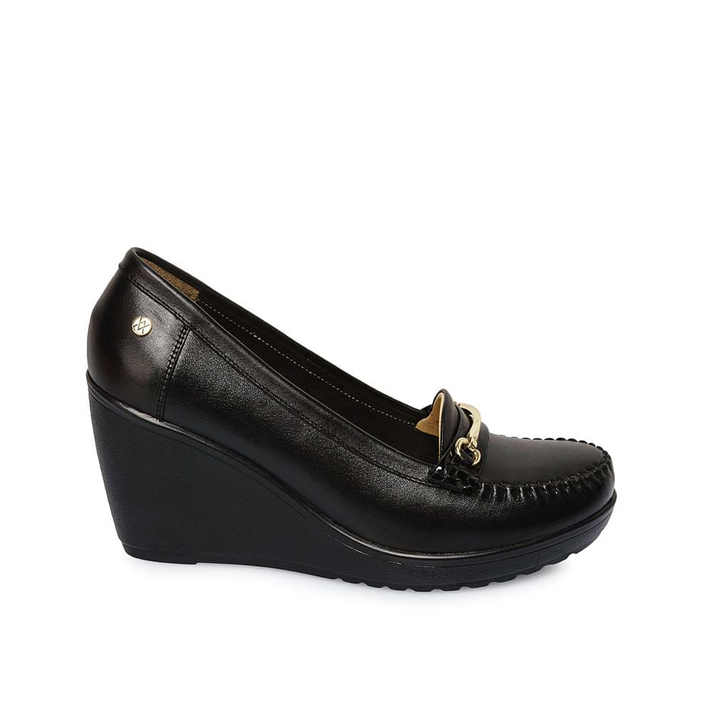 Zapato Mocasín Casual DK-2513 Negro Viale Cuero