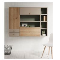 Mueble de Estudios Flotante Rigoberto con Escritorio abatible TU MESITA