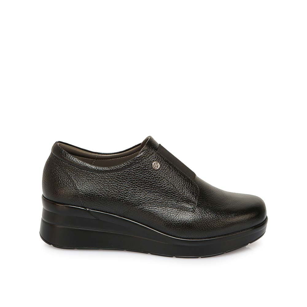 Zapato Slip On Casual WIL-2535 Negro Viale Cuero
