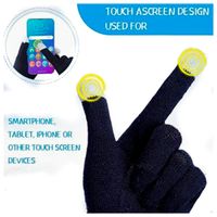 Guantes Lana Touch Táctiles Smartphone Colores
