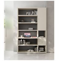 Librero con Escritorio Abatible  Urano color Blanco 2 puertas 2 cajones TU MESITA