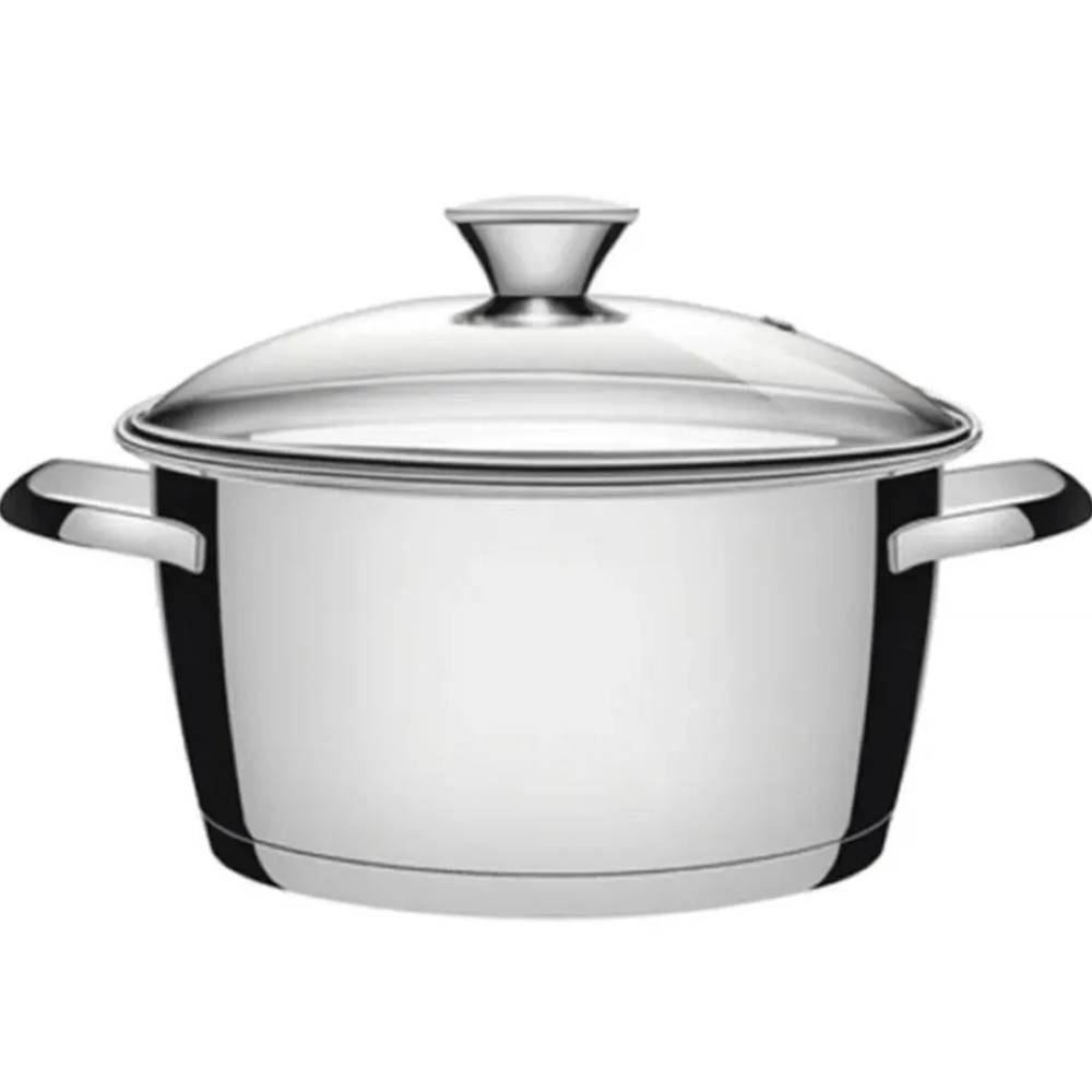 Olla Acero 20 Cm (3.04 Lt) Allegra T/Vid - Tramontina - 10116236 - MEGA IMPORT