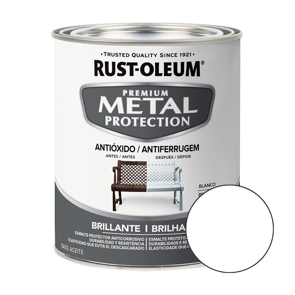 Metal protection Blanco brillante 0,946 Lts