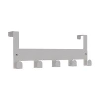 Perchero de Puerta 5 Ganchos Blanco Ducasse