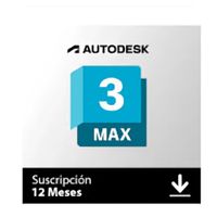 Licencia digital Autodesk 3DS Max, 1 PC, acceso completo por 12 meses, herramientas profesionales de diseño